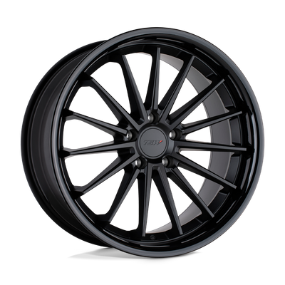 TSW Wheels - MARINA - Black - MATTE BLACK WITH GLOSS BLACK LIP - 18" x 9.5", 40 Offset, 5x112 (Bolt Pattern), 66.6mm HUB
