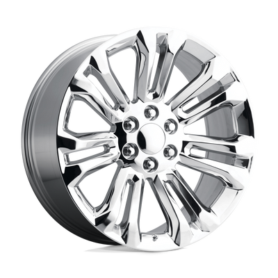 OE Creations - PR205 - Chrome - CHROME - 22" x 9", 24 Offset, 6x139.7 (Bolt Pattern), 78.1mm HUB