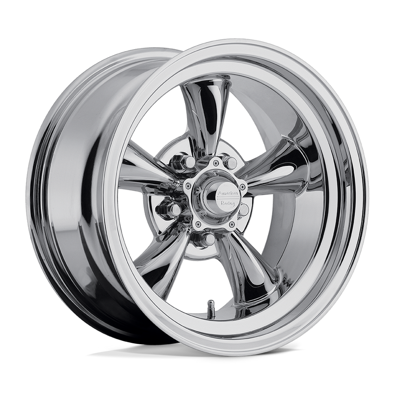 American Racing Vintage - VN605 TORQ THRUST D - Chrome - CHROME - 15" x 7", -6 Offset, 5x114.3 (Bolt Pattern), 83.1mm HUB