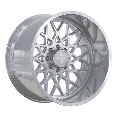 Sentali - Forged SF-5 - Silver - Brushed Milled - 26" x 16", -99 Offset, 5x127 (Bolt pattern), 71.5mm HUB