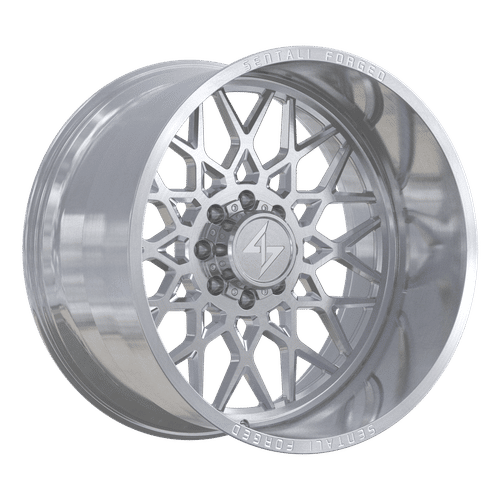Sentali - Forged SF-5 - Silver - Brushed Milled - 22" x 10", -24 Offset, 6x135 (Bolt pattern), 87.1mm HUB