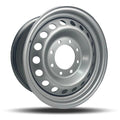 DTD - Steel - Silver - Gloss Silver - 18" x 8", 40 Offset, 8x170 (Bolt pattern), 125.1mm HUB