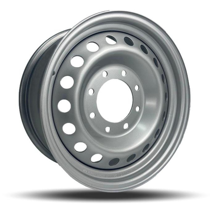 DTD - Steel - Silver - Gloss Silver - 18" x 8", 40 Offset, 8x170 (Bolt pattern), 125.1mm HUB