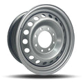 DTD - Steel - Silver - Gloss Silver - 18" x 8", 40 Offset, 8x170 (Bolt pattern), 125.1mm HUB