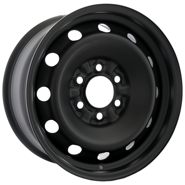 Envy Wheels - NX4 STEEL WHEEL - Black - FLAT BLACK - 17" x 8", 35 Offset, 6x135 (Bolt Pattern), 87.1mm HUB