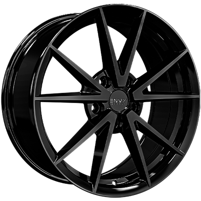 Envy Wheels - EV-10 - Black - GLOSS BLACK - 18" x 8", 40 Offset, 5x114.3 (Bolt Pattern), 73.1mm HUB