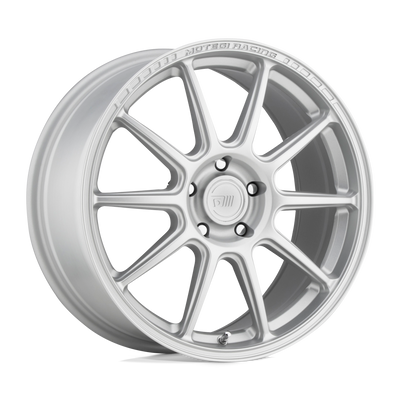 Motegi - MR140 SS10 - Silver - HYPER SILVER - 18" x 8.5", 45 Offset, 5x112 (Bolt Pattern), 66.6mm HUB