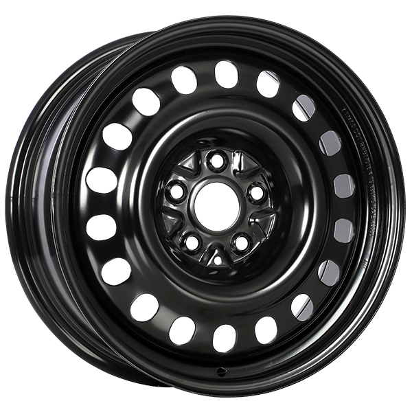 RNB - STEEL WHEEL - Black - Black E-Coating - 17" x 7", 40 Offset, 5x114.3 (Bolt Pattern), 60.1mm HUB