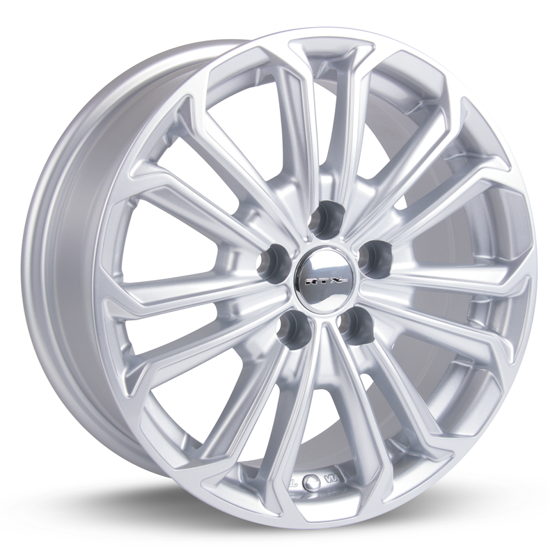 RTX Wheels - Aura - Silver - Silver - 16" x 7", 38 Offset, 5x100 (Bolt Pattern), 54.1mm HUB