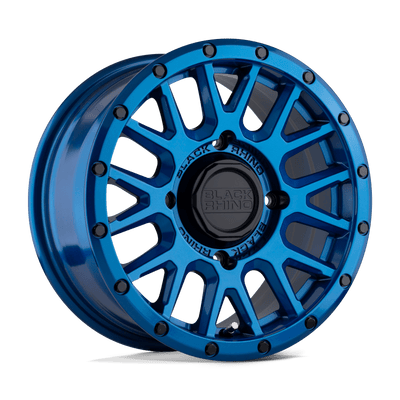 Black Rhino Powersports - LA PAZ UTV - BLUE WITH BLACK BOLTS - 15" x 7", 51 Offset, 4x156 (Bolt Pattern), 132mm HUB