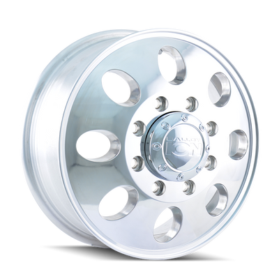 Ion Alloy - 167 - Chrome - POLISHED - 16" x 6", 102 Offset, 8x170 (Bolt Pattern), 130.2mm HUB