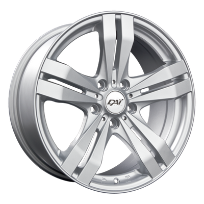 Dai Alloys - Target - Silver - Silver - 15" x 6.5", 40 Offset, 5x108 (Bolt Pattern), 63.4mm HUB