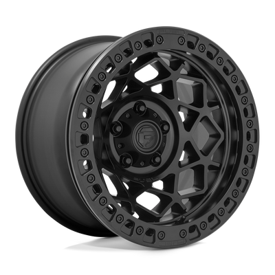 Fuel - D120 UNIT BEADLOCK - Black - BLACKOUT - 17" x 9", -15 Offset, 6x135 (Bolt Pattern), 87.1mm HUB