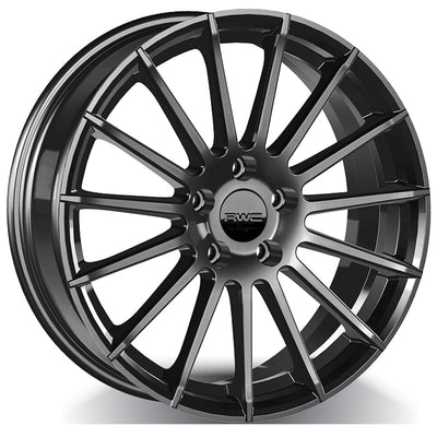 RWC - BM111 - Grey - GREY FUSILLE - 19" x 8.5", 30 Offset, 5x112 (Bolt Pattern), 66.7mm HUB