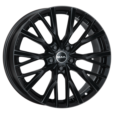 Mak Wheels - KENT - Black - GLOSS BLACK - 20" x 8.5", 42 Offset, 5x108 (Bolt Pattern), 63.4mm HUB