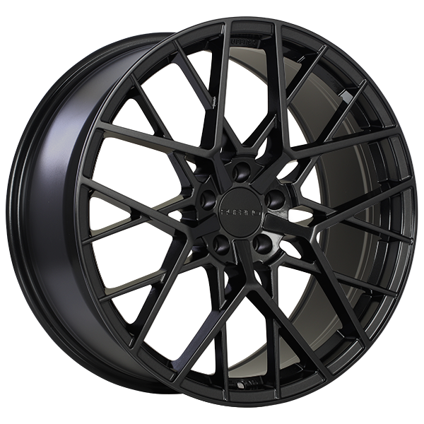 Ruffino Wheels - Inception - Black - Black Magic - 18" x 8", 45 Offset, 5x108 (Bolt Pattern), 63.4mm HUB