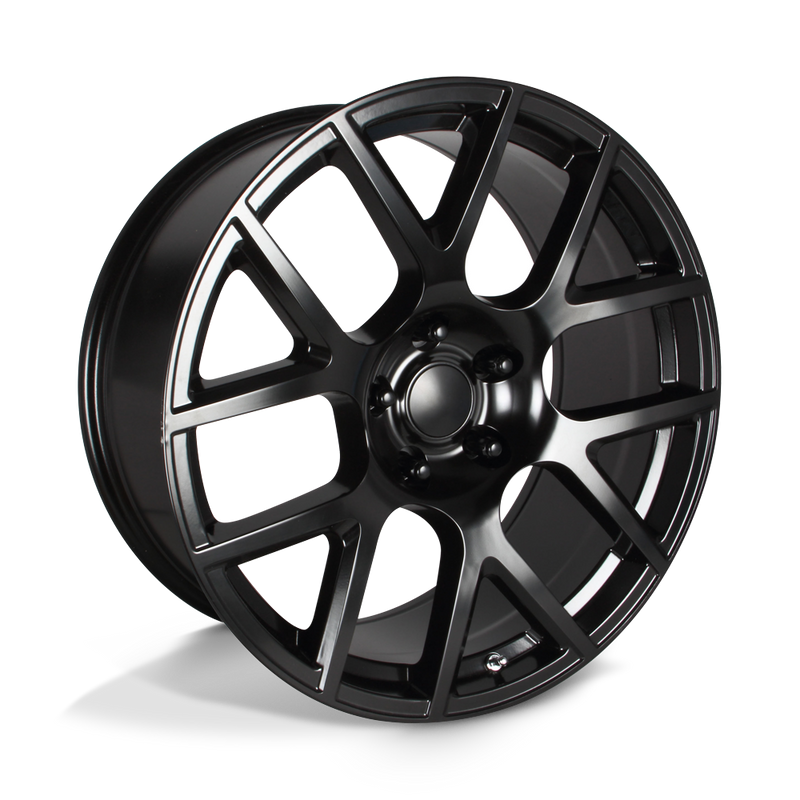 OE Creations - PR163 - Black - SATIN BLACK - 20" x 9", 20 Offset, 5x115 (Bolt Pattern), 71.5mm HUB