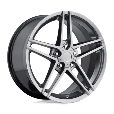 OE Creations - PR117 - Gunmetal - HYPER BLACK - 17" x 8.5", 49 Offset, 5x120.65 (Bolt Pattern), 70.7mm HUB