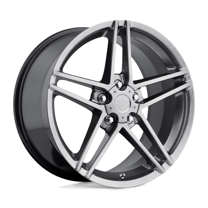OE Creations - PR117 - Gunmetal - HYPER BLACK - 17" x 8.5", 49 Offset, 5x120.65 (Bolt Pattern), 70.7mm HUB