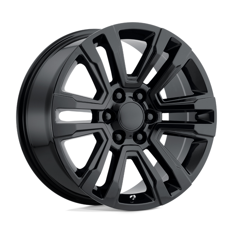 OE Creations - PR182 - Black - GLOSS BLACK - 20" x 9", 24 Offset, 6x139.7 (Bolt Pattern), 78.1mm HUB