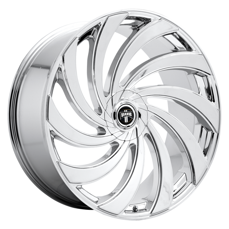 DUB - S238 DELISH - Chrome - CHROME PLATED - 24" x 10", 5 Offset, 5x115/120 (Bolt Pattern), 72.56mm HUB