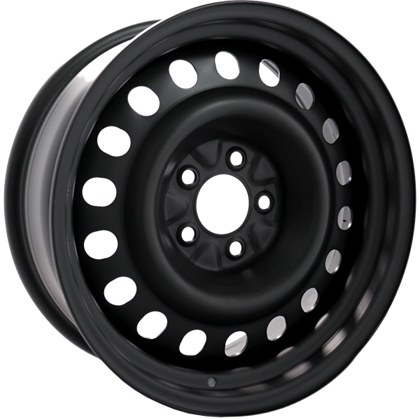 Envy Wheels - NX4 STEEL WHEEL - Black - FLAT BLACK - 17" x 7", 39 Offset, 5x114.3 (Bolt Pattern), 60.1mm HUB