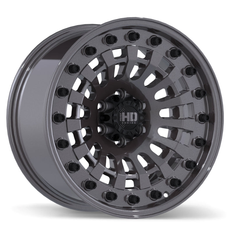 Fast HD - Shred - Gunmetal - Gloss Gunmetal - 17" x 9", 0 Offset, 6x120 (Bolt Pattern), 67.1mm HUB