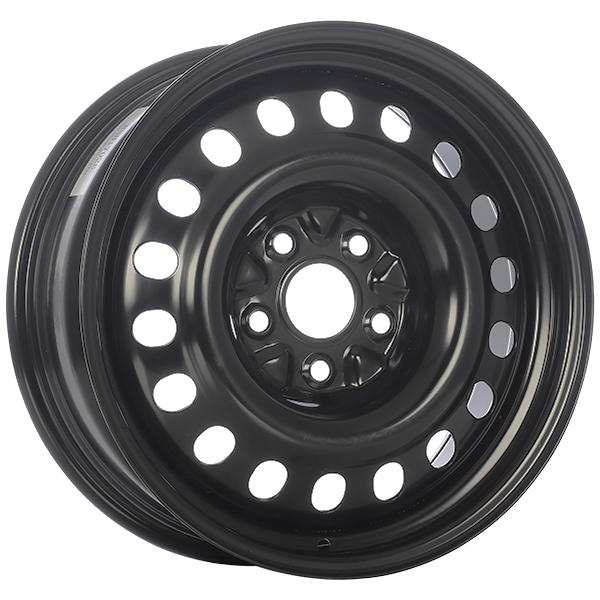 RNB - STEEL WHEEL - Black - Black E-Coating - 17" x 7", 42 Offset, 5x120 (Bolt Pattern), 64.1mm HUB