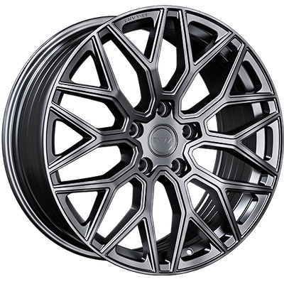 Envy Wheels - FF2GM - Gunmetal - GUN METAL - 20" x 8", 40 Offset, 5x114.3 (Bolt Pattern), 64.1mm HUB