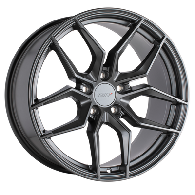 TSW Wheels - SILVANO - Gunmetal - GLOSS GUNMETAL - 19" x 9.5", 4 Offset, 5x114.3 (Bolt Pattern), 76.1mm HUB