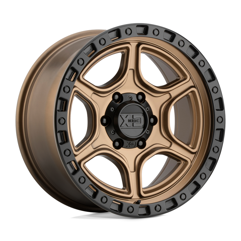 XD Series - XD139 PORTAL - Bronze - Satin Bronze Satin Black Lip - 18" x 8.5", 18 Offset, 6x139.7 (Bolt Pattern), 106.1mm HUB