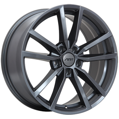 ART - Replica 75 - Gunmetal - Dark Gunmetal - 17" x 7.5", 45 Offset, 5x112 (Bolt Pattern), 57.1mm HUB