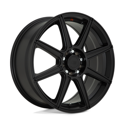 Motegi - MR142 CS8 - Black - SATIN BLACK - 16" x 7", 40 Offset, 5x108/114.3 (Bolt Pattern), 72.6mm HUB