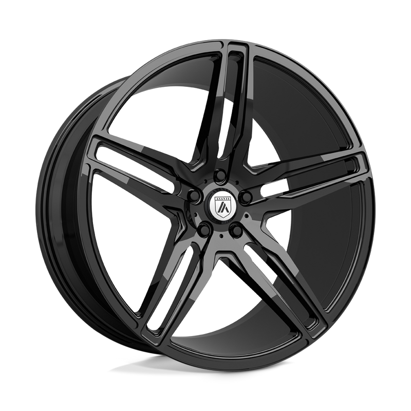 Asanti Black - ABL-12 ORION - Black - GLOSS BLACK - 20" x 9", 35 Offset, 5x114.3 (Bolt Pattern), 72.6mm HUB