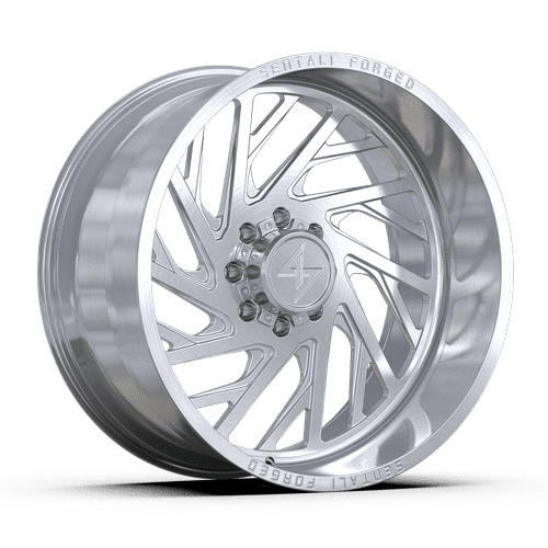 Sentali - Forged SF-7 - Silver - Brushed Milled - 30" x 16", -99 Offset, 5x127 (Bolt pattern), 71.5mm HUB