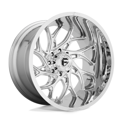 Fuel - D740 RUNNER - Chrome - CHROME - 24" x 12", -44 Offset, 8x180 (Bolt Pattern), 124.2mm HUB