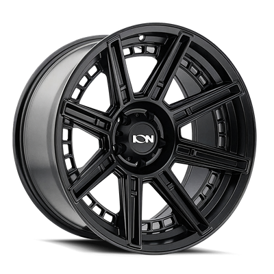 Ion Alloy - 149 - Black - MATTE BLACK - 20" x 10", -24 Offset, 6x139.7 (Bolt Pattern), 106.1mm HUB
