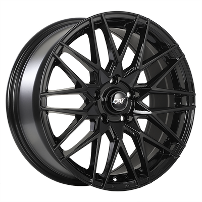 Dai Alloys - Nerve - Black - Gloss Black - 14" x 6", 38 Offset, 4x100 (Bolt Pattern), 73.1mm HUB
