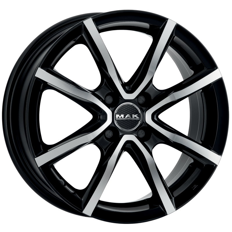 Mak Wheels - MILANO4 - Black - BLACK MIRROR - 16" x 6.5", 30 Offset, 4x98 (Bolt Pattern), 58.1mm HUB