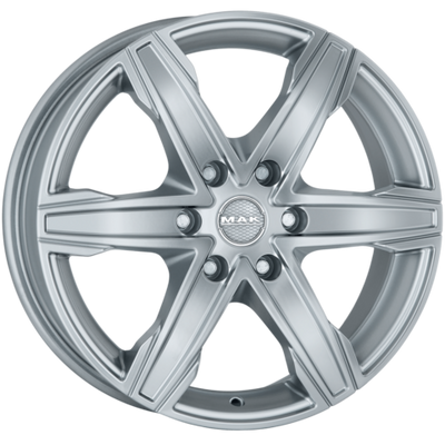 Mak Wheels - KING6 - Silver - SILVER - 20" x 9", 20 Offset, 6x139.7 (Bolt Pattern), 106.1mm HUB