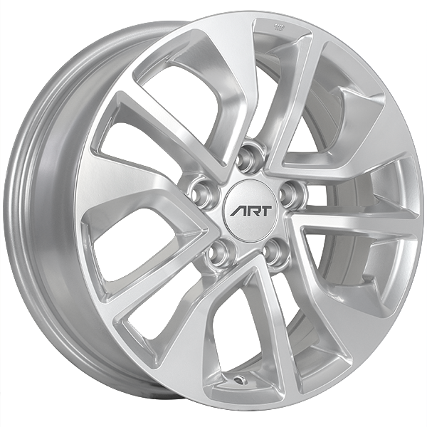 ART - Replica 138 - Silver - Silver - 16" x 6.5", 45 Offset, 5x114.3 (Bolt Pattern), 64.1mm HUB