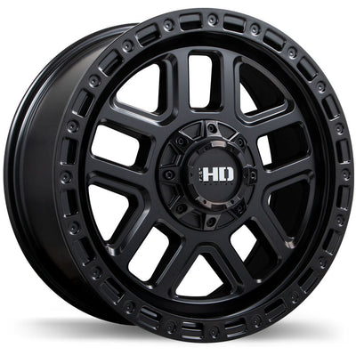 Fast HD - Summit - Black - Satin Black - 18" x 8", 25 Offset, 6x135/139.7 (Bolt Pattern), 87.1mm HUB