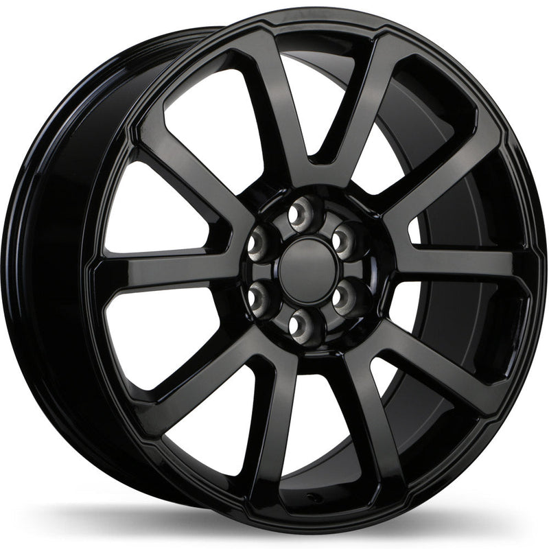 Replika - R214 - Black - Gloss Black - 20" x 8.5", 33 Offset, 6x120 (Bolt Pattern), 67.1mm HUB