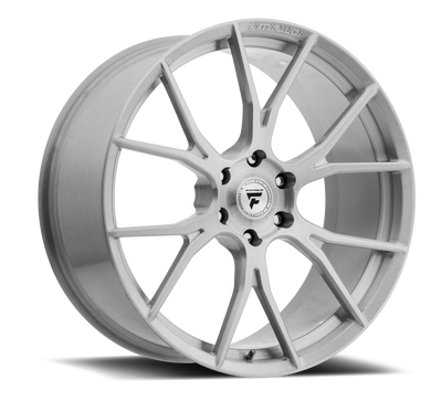 Fittipaldi Sport - FSF06 - Silver - Brushed Clear - 22" x 10", 30 Offset, 6x139.7 (Bolt Pattern), 78.1mm HUB
