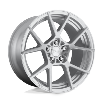 Rotiform - R138 KPS - Silver - GLOSS SILVER BRUSHED - 19" x 8.5", 45 Offset, 5x112 (Bolt Pattern), 66.6mm HUB