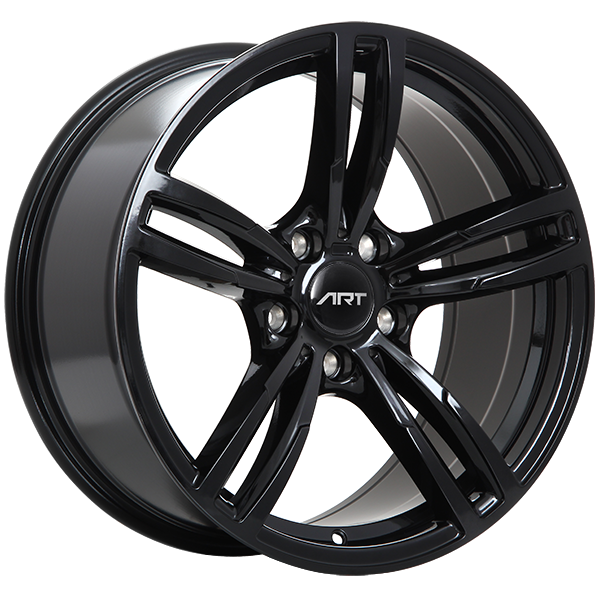 ART - Replica 61 - Black - Gloss Black - 18" x 8.5", 30 Offset, 5x112 (Bolt Pattern), 66.6mm HUB