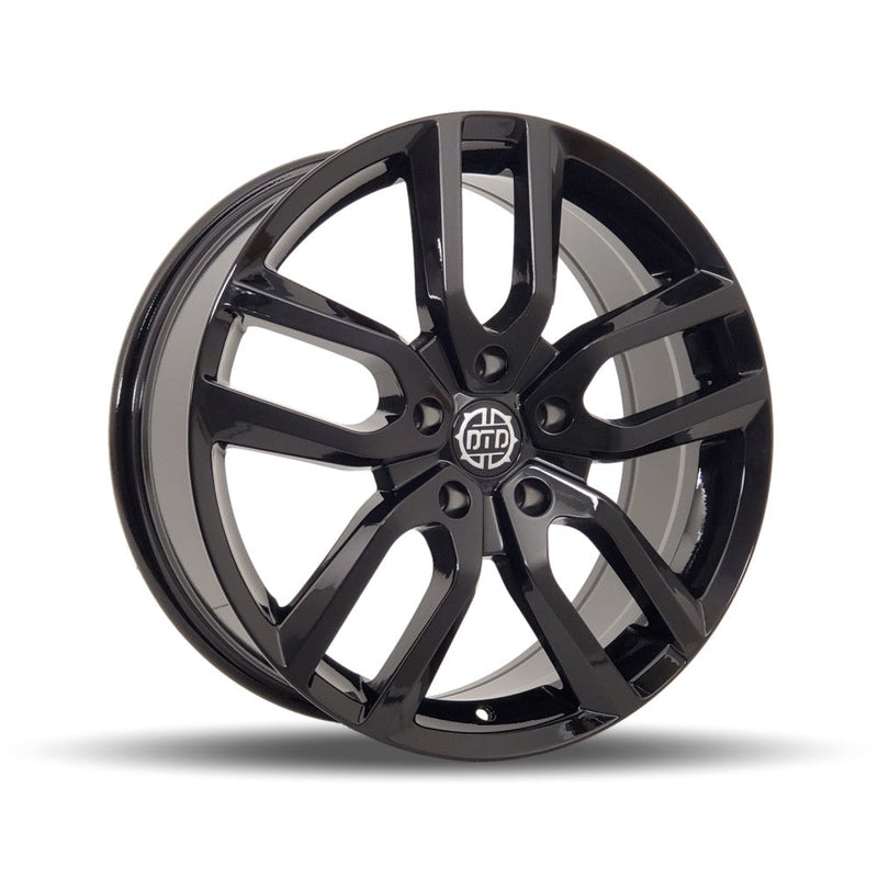 DTD - BLIZZARD - Black - Gloss Black - 17" x 7", 42 Offset, 5x114.3 (Bolt Pattern), 56.1mm HUB