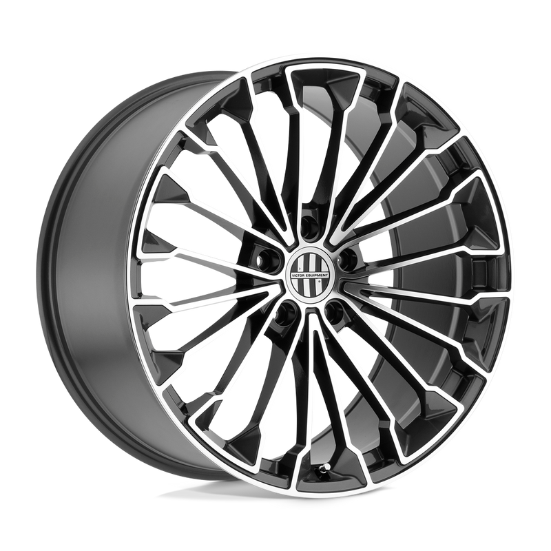 Victor Equipment Wheels - WURTTEMBURG - Gunmetal - GUNMETAL WITH MIRROR CUT FACE - 20" x 10.5", 22 Offset, 5x112 (Bolt Pattern), 66.6mm HUB