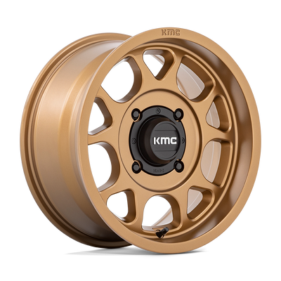 KMC Powersports - KS137 TORO S UTV - Bronze - MATTE BRONZE - 15" x 7", 10 Offset, 4x137 (Bolt Pattern), 96mm HUB