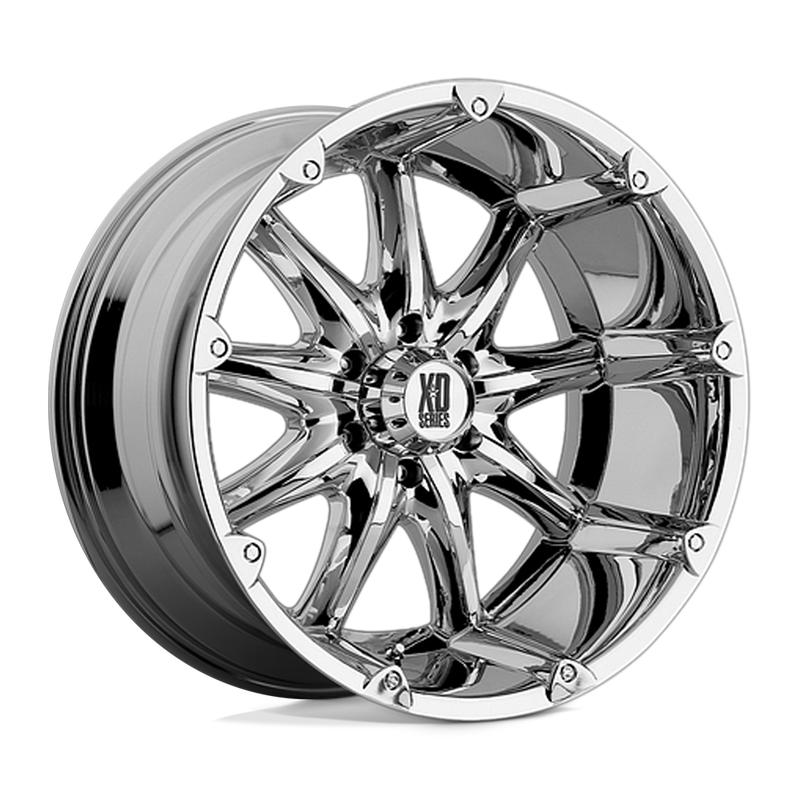 XD Series - XD779 BADLANDS - Chrome - CHROME - 20" x 9", 18 Offset, 6x135 (Bolt Pattern), 87.1mm HUB
